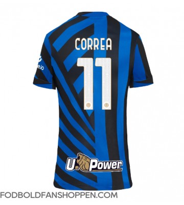 Inter Milan Joaquin Correa #11 Hjemmebanetrøje Dame 2024-25 Kortærmet